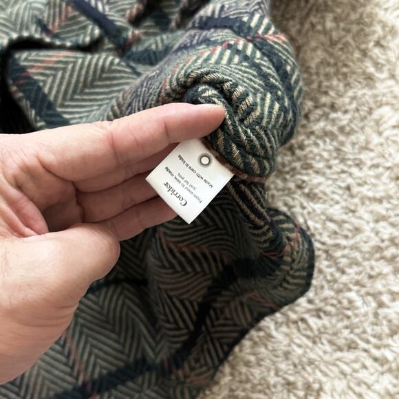 Corridor NYC Acid Plaid Hi-Vis Work Shirt Button Up Flannel Men’s Size XL - Picture 7 of 9